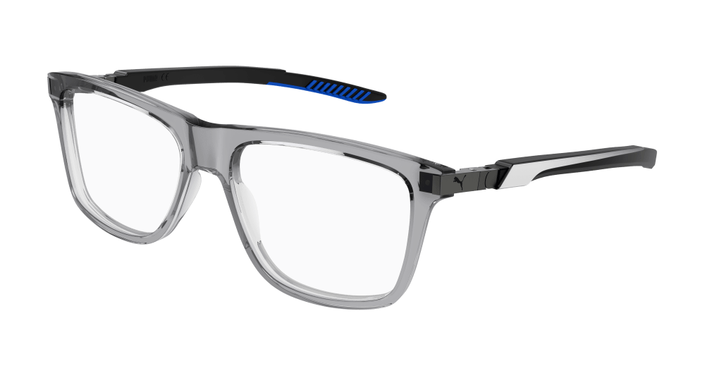 Puma PU0379O-003 Mens RECTANGULAR / SQUARED Optical Frame - Grey