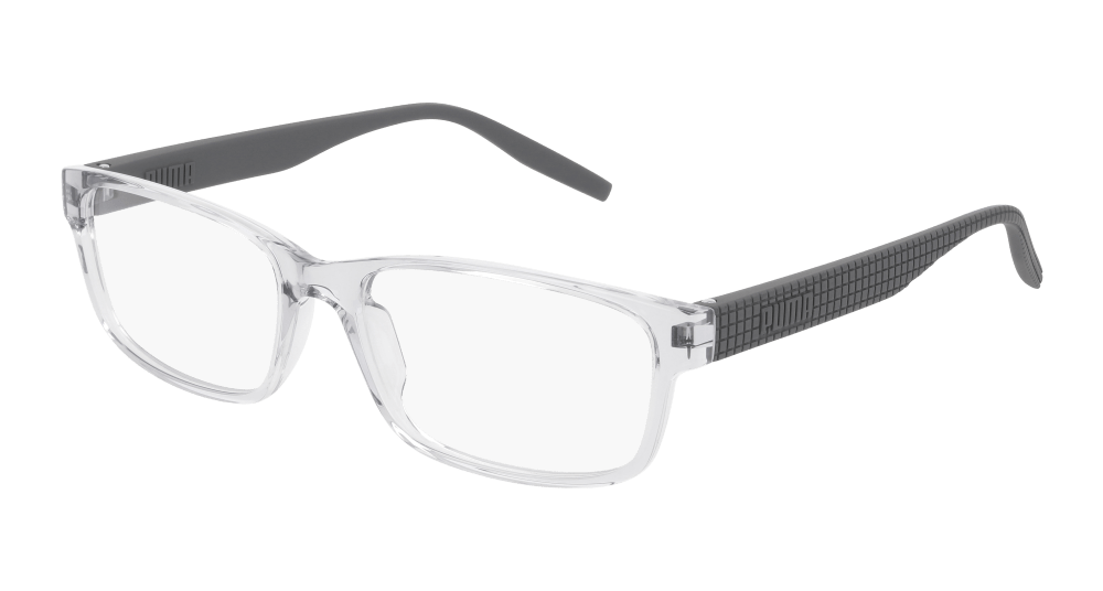 Puma PU0278O-004 Mens RECTANGULAR / SQUARED Optical Frame - Grey