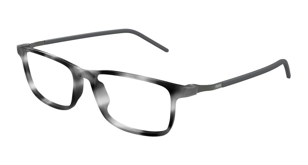 Puma PU0513O-005 Mens RECTANGULAR / SQUARED Optical Frame - Havana