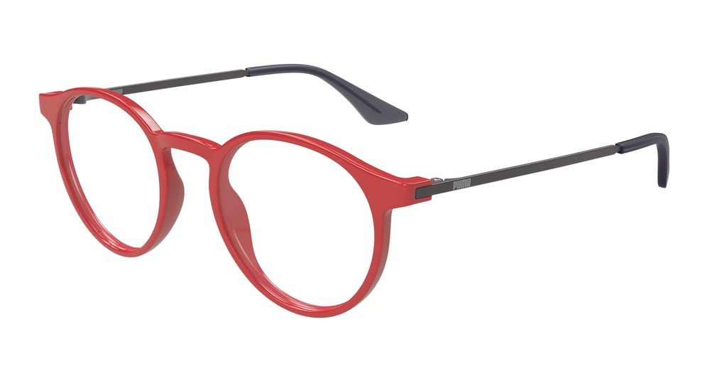 Puma PU0524O-005 Mens ROUND/OVAL/PANTHOS Optical Frame - Red