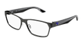 Multi-brand PU0407O-002 Mens RECTANGULAR / SQUARED Optical Frame - Ruthenium