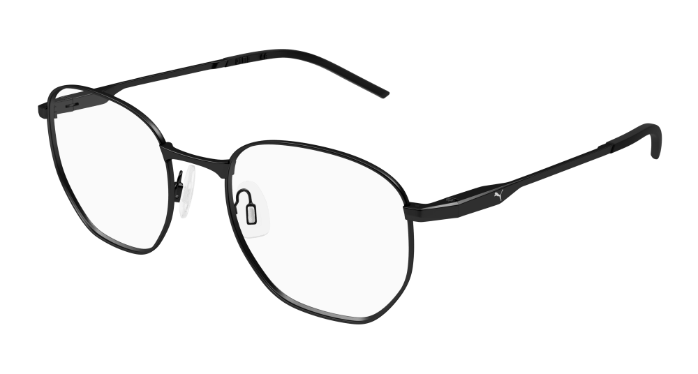 Multi-brand PU0447O-001 Mens ROUND/OVAL/PANTHOS Optical Frame - Black