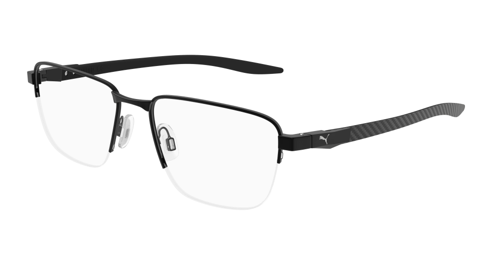 Puma PU0456O-005 Mens RECTANGULAR / SQUARED Optical Frame - Black