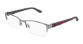 Puma PU0472O-008 Mens RECTANGULAR / SQUARED Optical Frame - Ruthenium