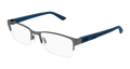 Puma PU0472O-009 Mens RECTANGULAR / SQUARED Optical Frame - Ruthenium