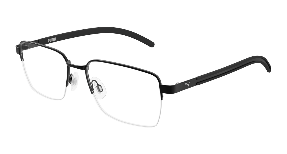 Puma PU0551O-001 Mens RECTANGULAR / SQUARED Optical Frame - Black