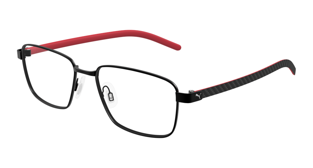 Puma PU0554O-004 Mens RECTANGULAR / SQUARED Optical Frame - Black