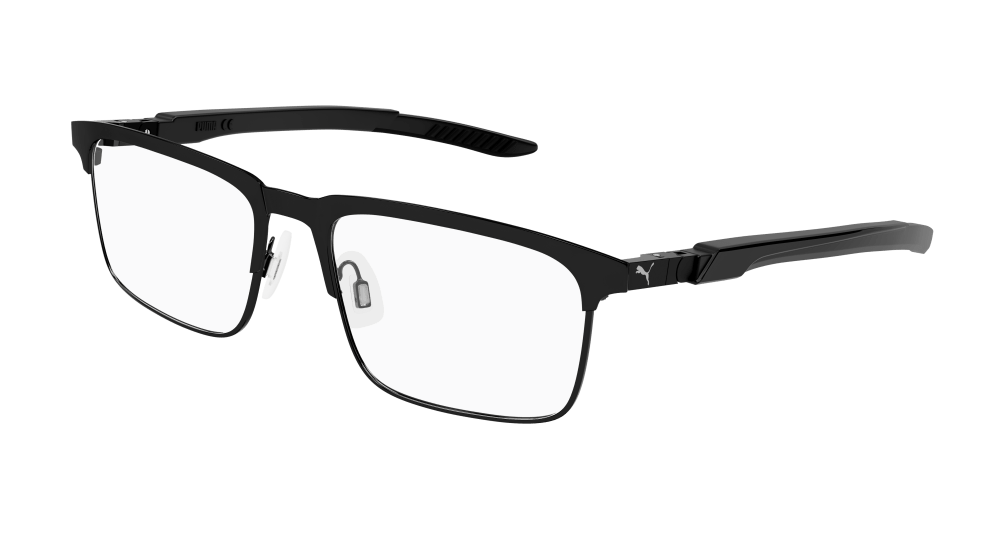 Puma PU0380O-001 Mens RECTANGULAR / SQUARED Optical Frame - Black