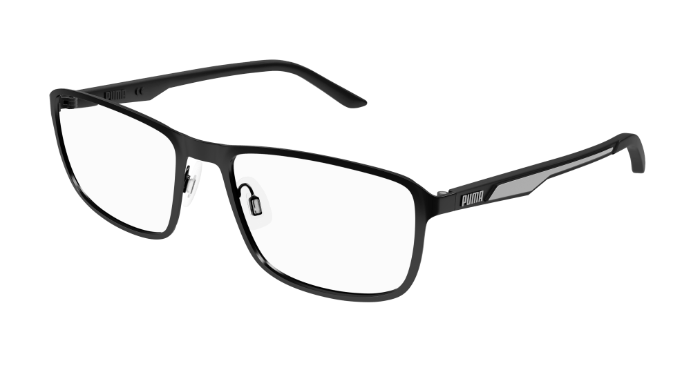 Puma PU0391O-001 Mens RECTANGULAR / SQUARED Optical Frame - Black