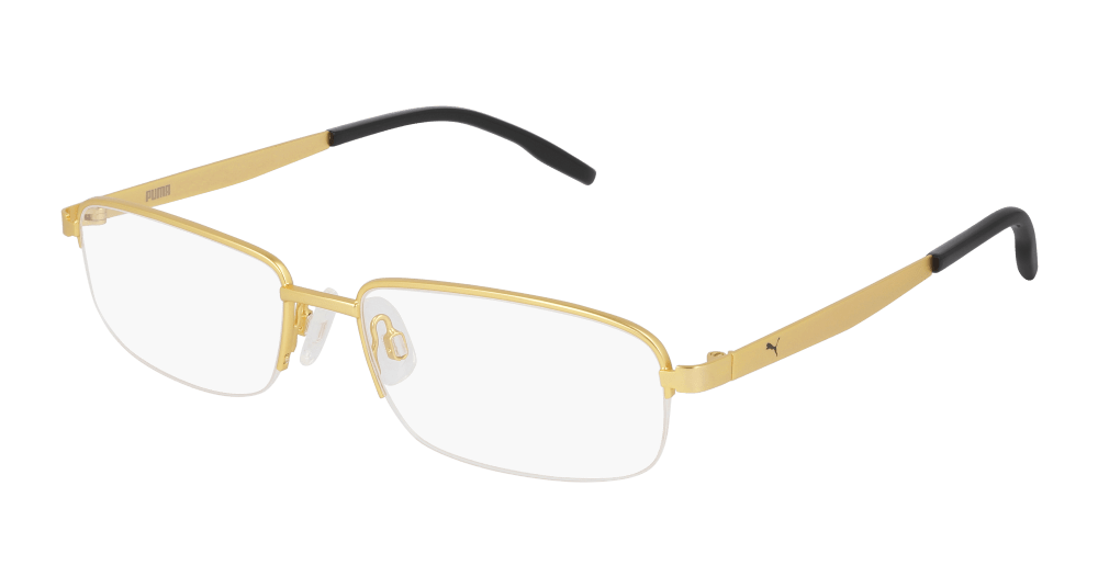 Multi-brand PE0146O-001 Mens RECTANGULAR / SQUARED Optical Frame - Gold
