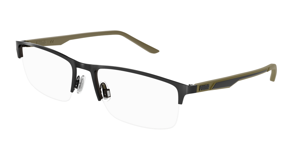 Puma PU0373O-003 Mens RECTANGULAR / SQUARED Optical Frame - Grey