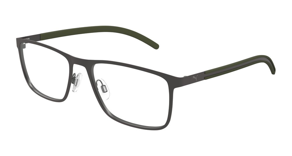 Puma PU0512O-005 Mens RECTANGULAR / SQUARED Optical Frame - Ruthenium