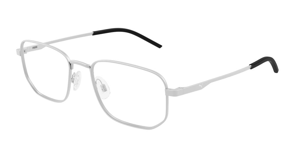 Puma PU0532O-001 Mens RECTANGULAR / SQUARED Optical Frame - Silver