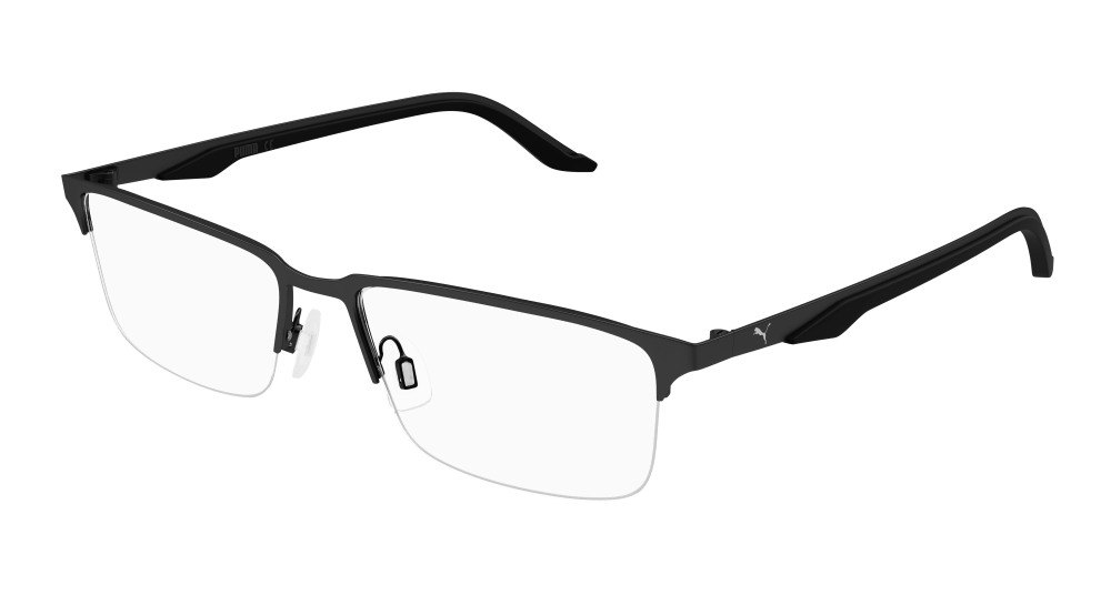 Puma PU0413O-001 Mens RECTANGULAR / SQUARED Optical Frame - Black