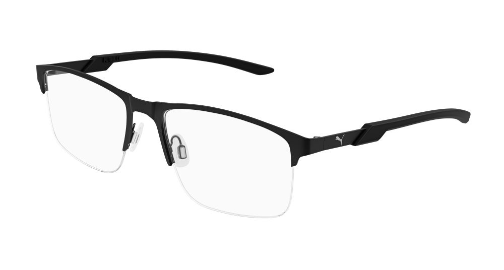 Puma PU0383O-001 Mens RECTANGULAR / SQUARED Optical Frame - Black