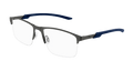 Puma PU0383O-002 Mens RECTANGULAR / SQUARED Optical Frame - Ruthenium