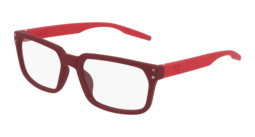Multi-brand PU0253O-002 RECTANGULAR / SQUARED Optical Frame - Burgundy
