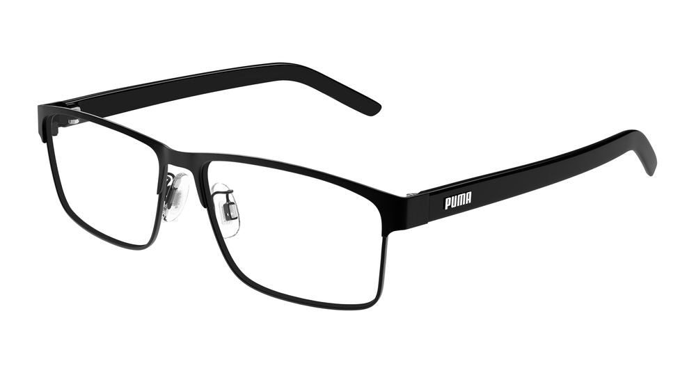 Puma PU0504OA-001 RECTANGULAR / SQUARED Optical Frame - Black