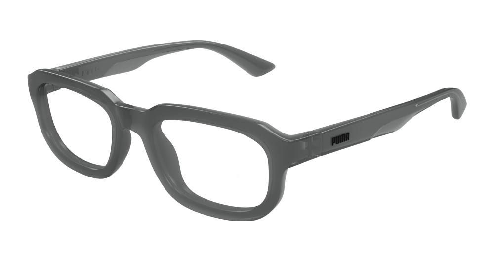 Puma PU0466O-001 RECTANGULAR / SQUARED Optical Frame - Grey