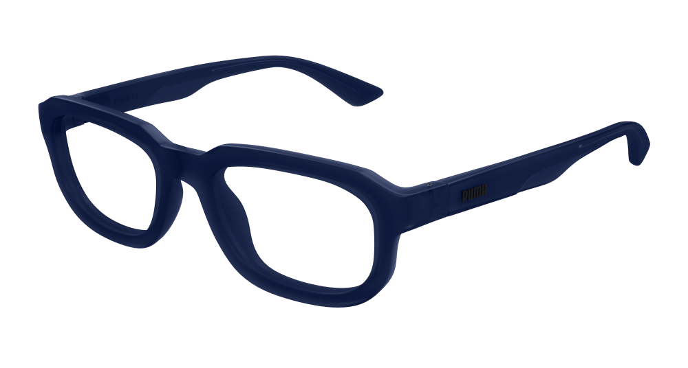 Puma PU0466O-002 RECTANGULAR / SQUARED Optical Frame - Blue