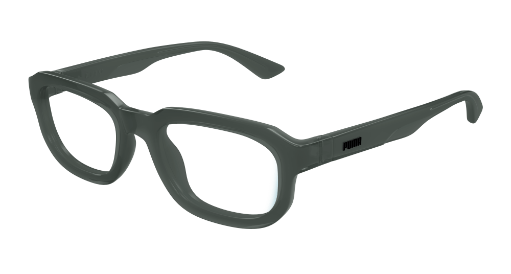 Puma PU0466O-004 RECTANGULAR / SQUARED Optical Frame - Grey