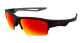 Multi-brand PU0400S-002 Mens RECTANGULAR / SQUARED Sunglasses - Black