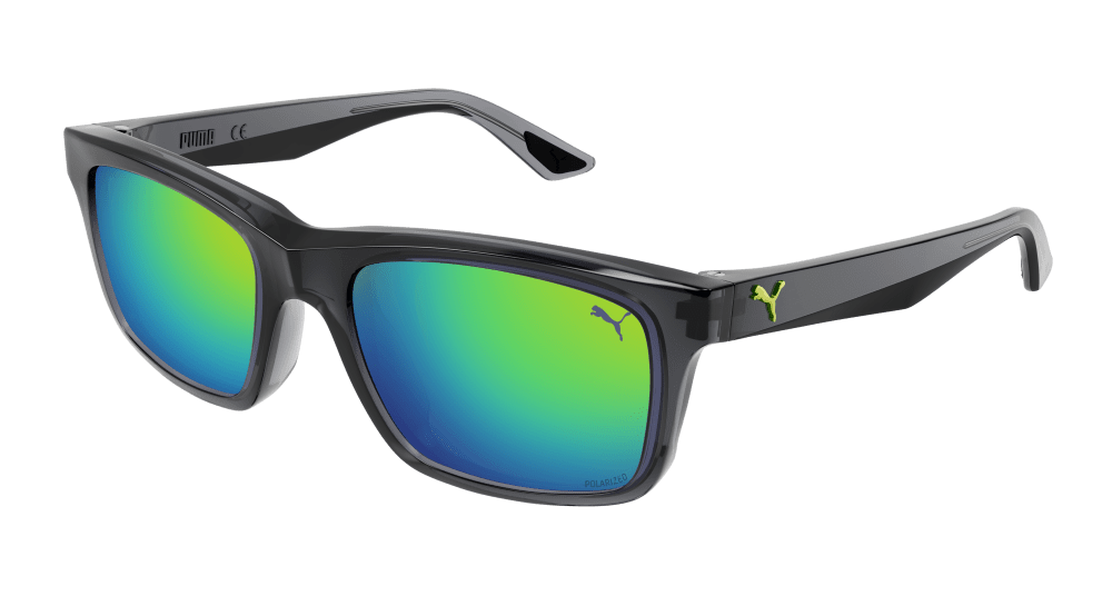 Multi-brand PU0402S-003 Mens RECTANGULAR / SQUARED Sunglasses - Grey