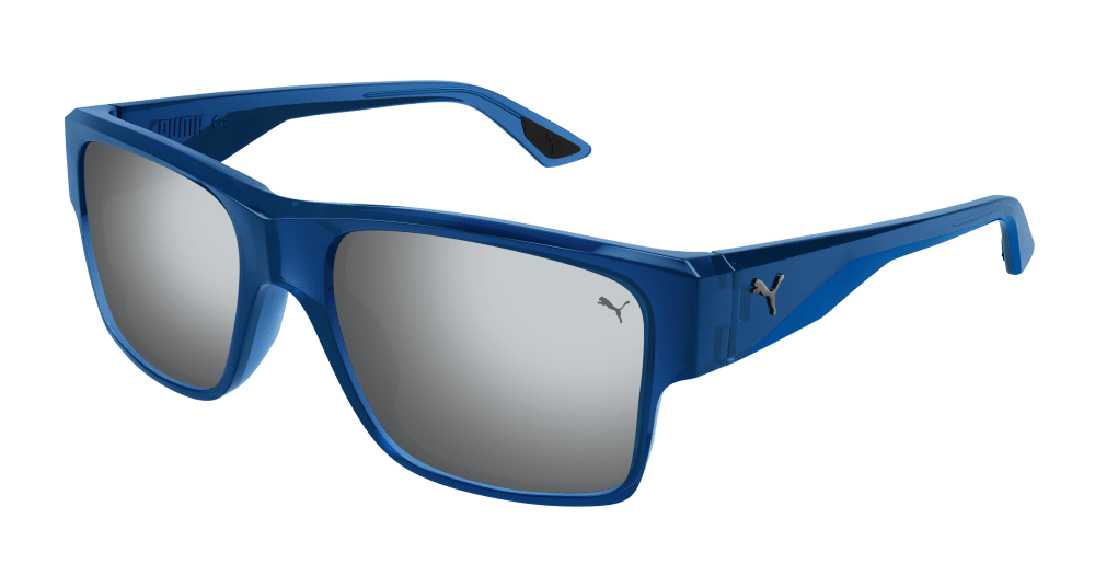 Multi-brand PU0403S-004 Mens RECTANGULAR / SQUARED Sunglasses - Blue
