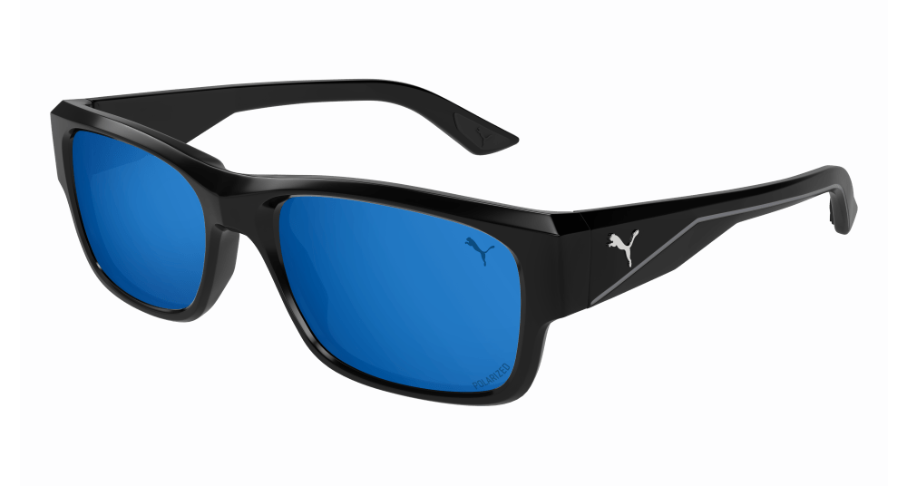 Puma PU0438S-002 Mens RECTANGULAR / SQUARED Sunglasses - Black
