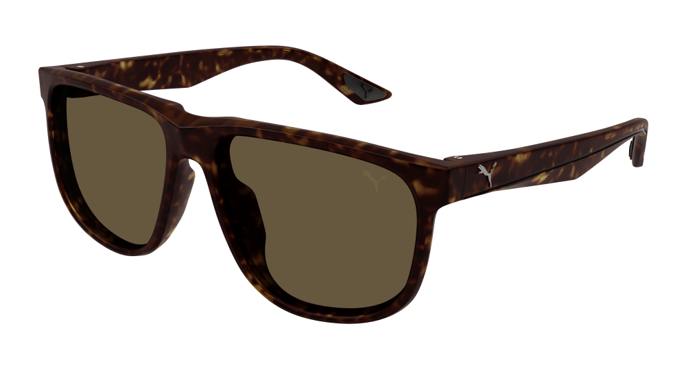 Puma PU0441S-002 Mens ROUND/OVAL/PANTHOS Sunglasses - Havana