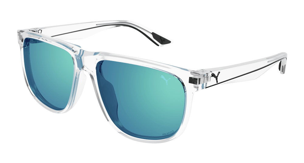 Puma PU0441S-003 Mens ROUND/OVAL/PANTHOS Sunglasses - Crystal