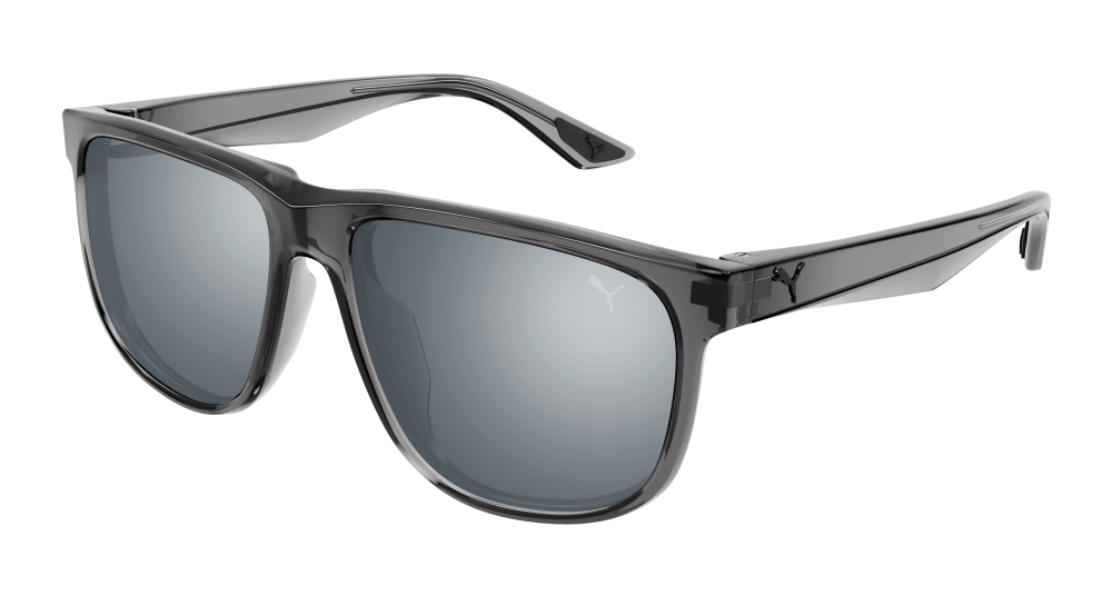 Puma PU0441S-005 Mens ROUND/OVAL/PANTHOS Sunglasses - Grey