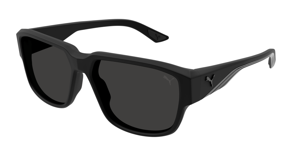 Puma PU0445S-002 Mens RECTANGULAR / SQUARED Sunglasses - Black