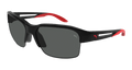 Multi-brand PU0352S-002 Mens RECTANGULAR / SQUARED Sunglasses - Black