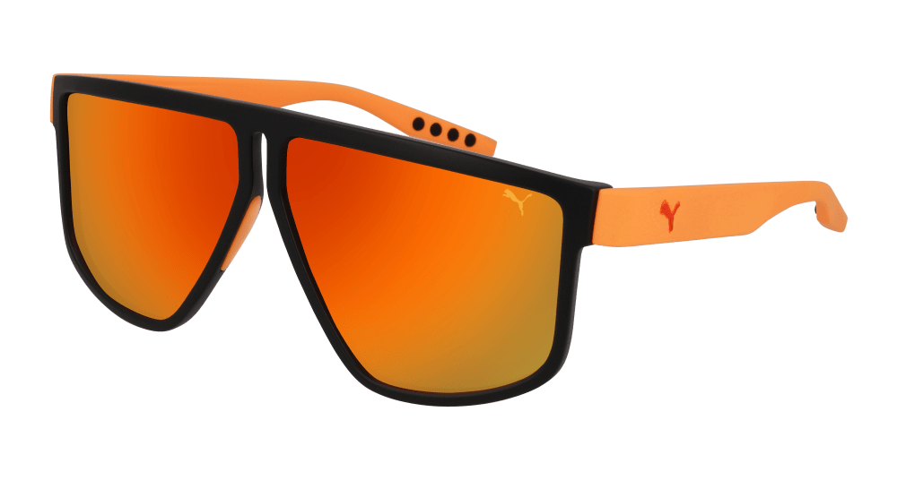 Multi-brand PU0286S-004 Mens PILOT/NAVIGATOR Sunglasses - Black