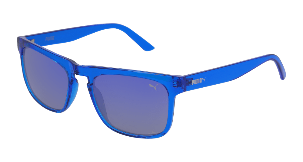 Multi-brand PU0167S-004 Mens RECTANGULAR / SQUARED Sunglasses - Blue
