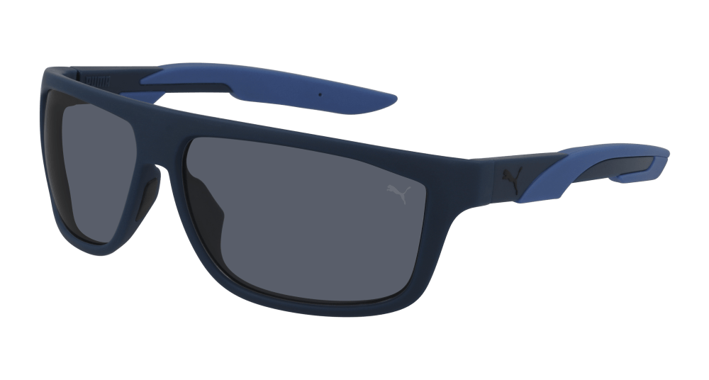Puma PU0326S-003 Mens RECTANGULAR / SQUARED Sunglasses - Blue