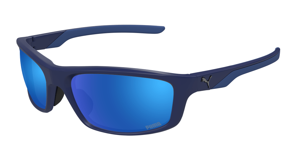 Puma PU0480S-004 Mens Sunglasses - Blue