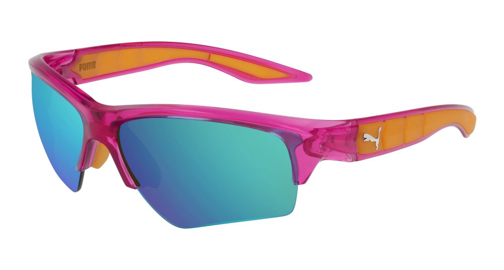 Multi-brand PU0056S-015 Mens RECTANGULAR / SQUARED Sunglasses - Fuchsia