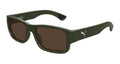 Puma PU0521S-004 Mens RECTANGULAR / SQUARED Sunglasses - Green