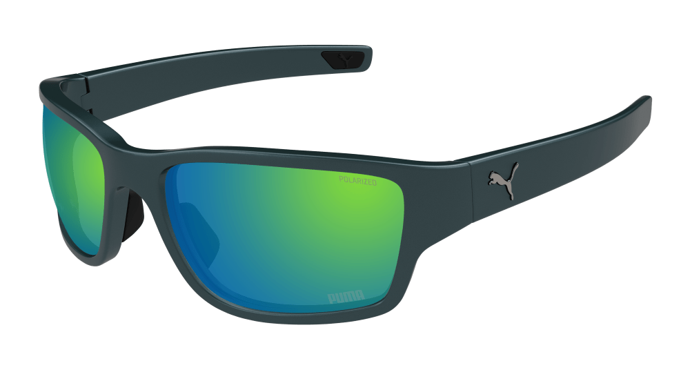 Puma PU0482S-003 Mens Sunglasses - Green