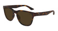 Puma PU0506S-002 Mens RECTANGULAR / SQUARED Sunglasses - Havana