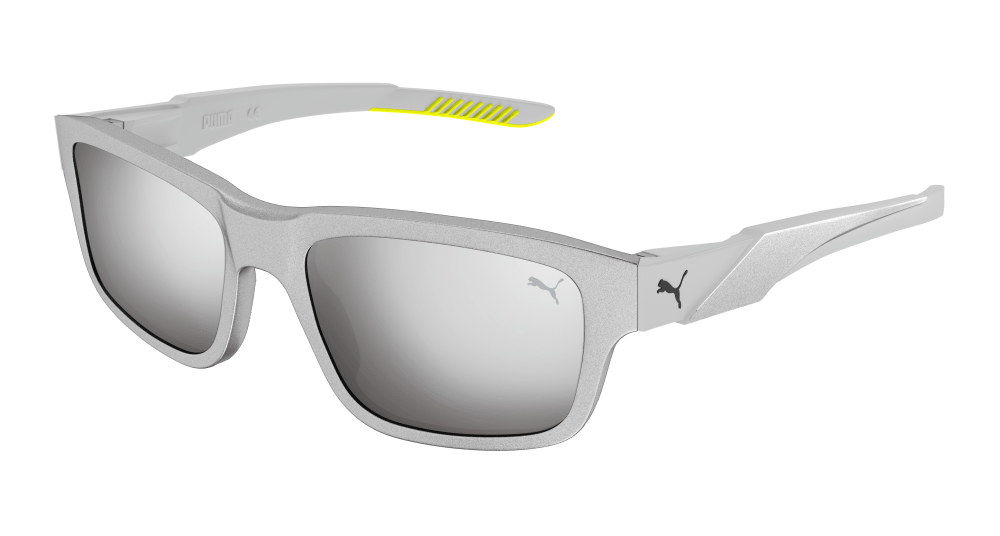 Multi-brand PU0359S-003 Mens RECTANGULAR / SQUARED Sunglasses - Silver