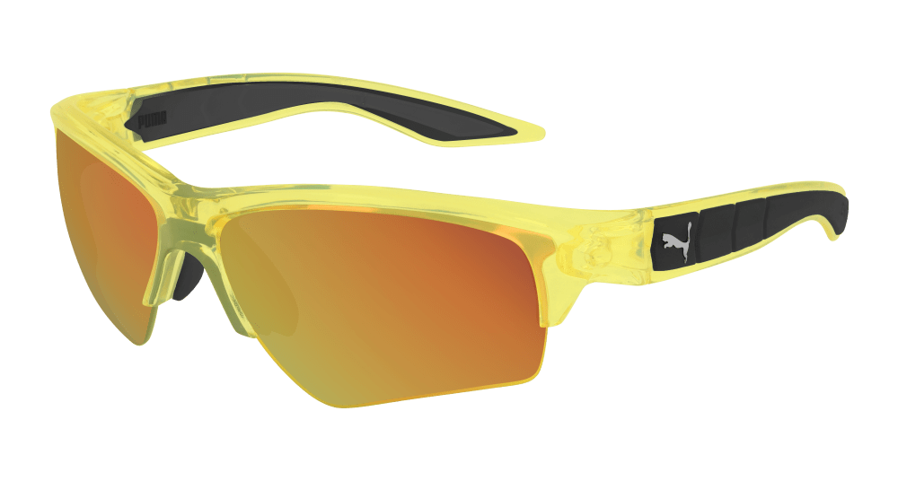 Multi-brand PU0056S-014 Mens RECTANGULAR / SQUARED Sunglasses - Yellow