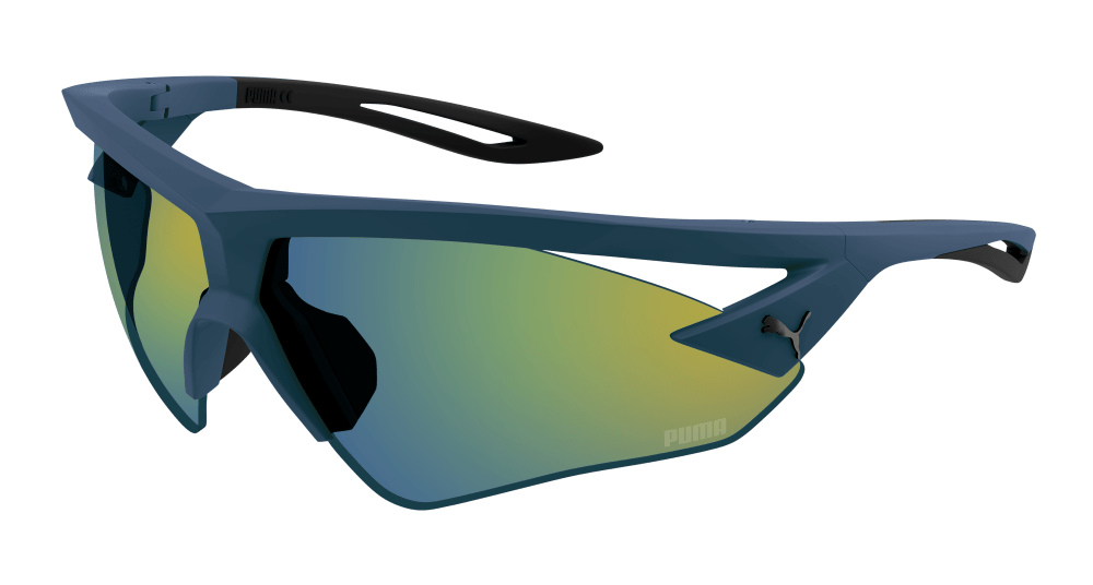 Puma PU0397S-008 GEOMETRICAL/DIRECTIONAL Sunglasses - Blue