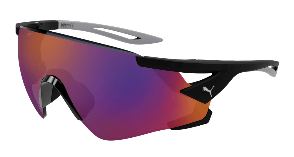 Multi-brand PU0398S-002 MASK Sunglasses - Black