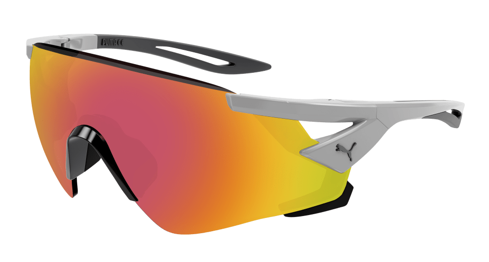 Multi-brand PU0398S-004 MASK Sunglasses - Grey