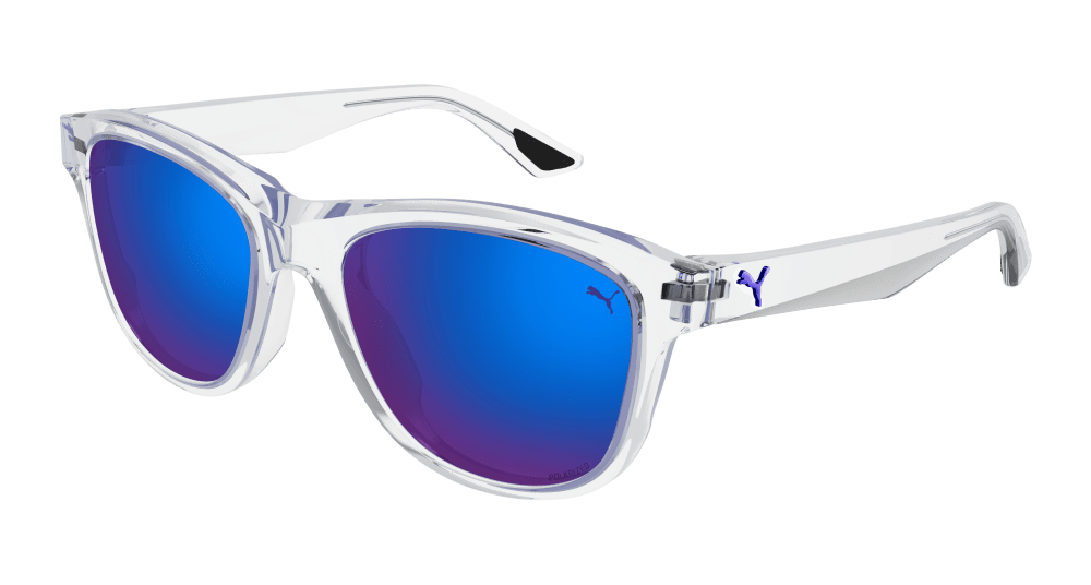 Puma PU0401S-003 ROUND/OVAL/PANTHOS Sunglasses - Crystal
