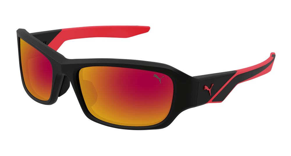 Puma PU0436S-003 ROUND/OVAL/PANTHOS Sunglasses - Black