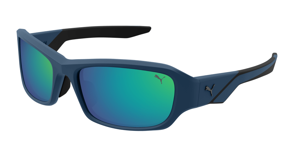 Puma PU0436S-005 ROUND/OVAL/PANTHOS Sunglasses - Green